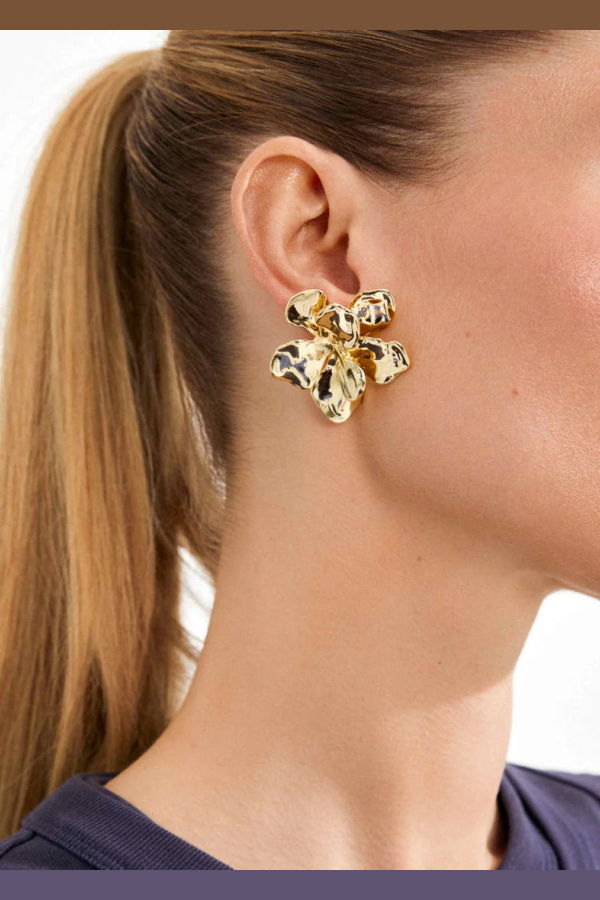 Pilgrim Halen Flower Earrings