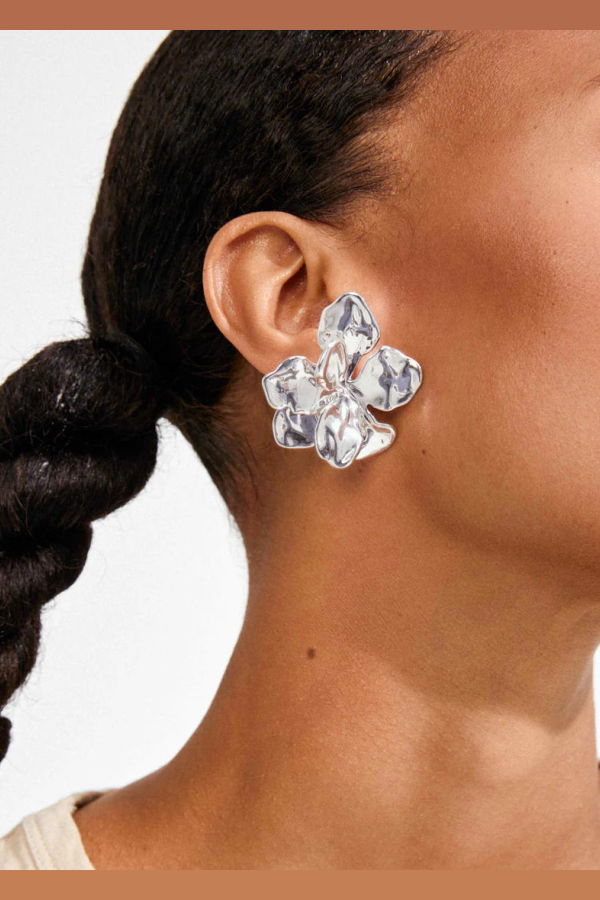 Pilgrim Halen Flower Earrings