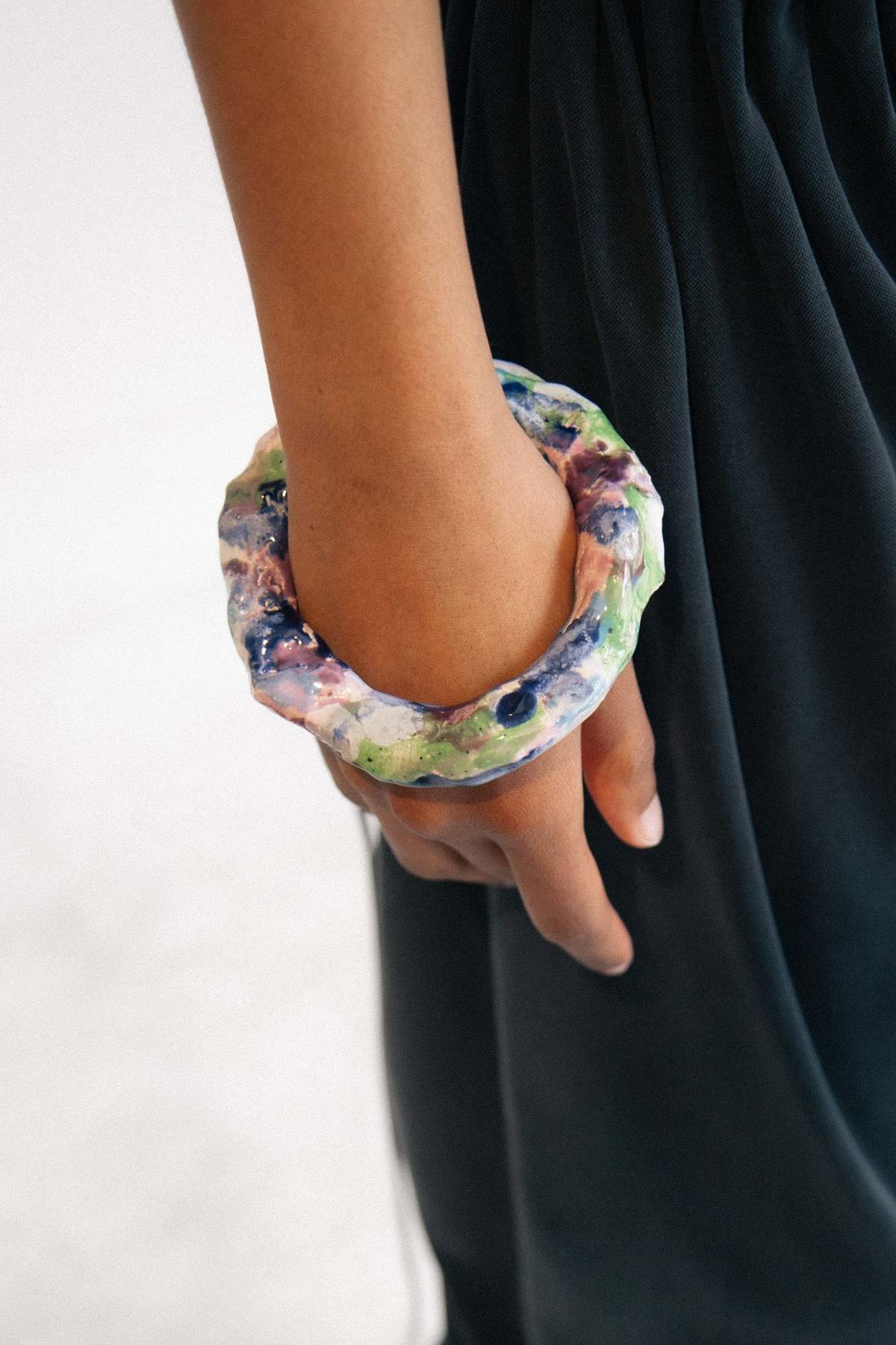 Mathilde Hiron Ceramic Bangle (Printemps) - Multicolor - Image 1 of 4