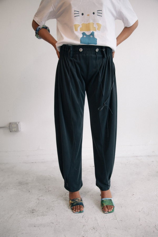 ULIKASANCTUS Curtain Jogger Pants