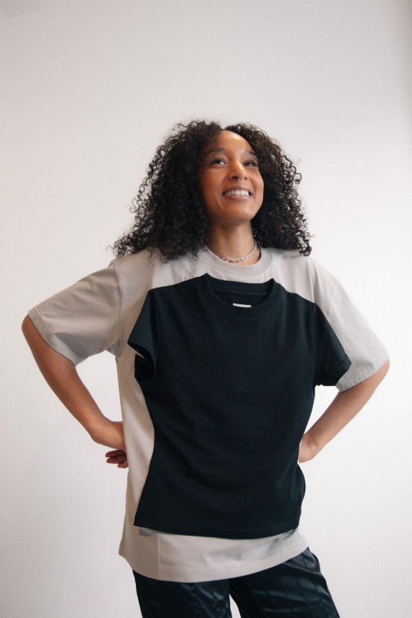 fey fey WORLDWIDE Double T-Shirt Top