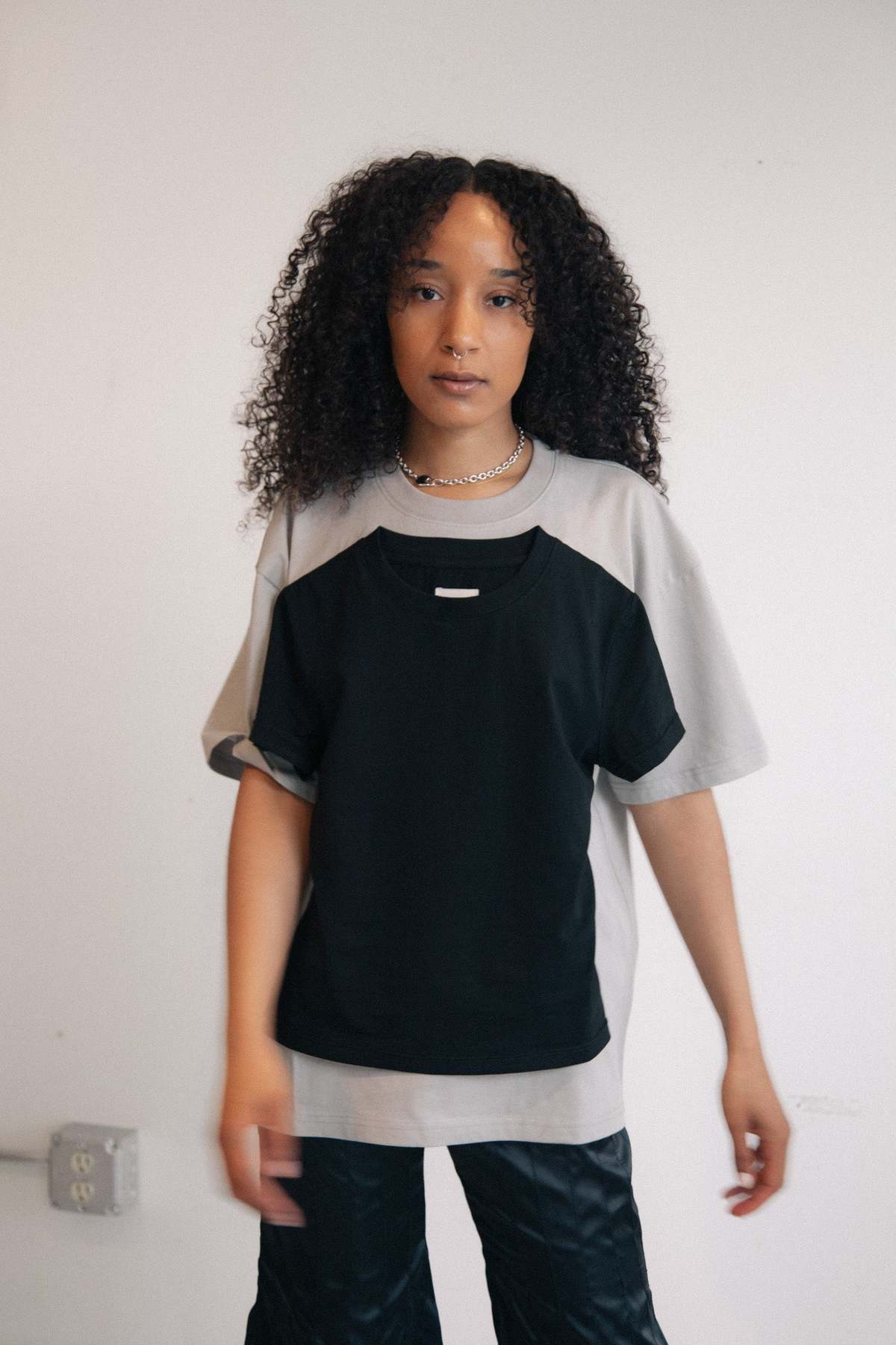 fey fey WORLDWIDE Double T-Shirt Top - Image 3 of 5