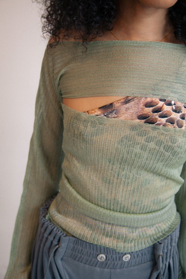 ULIKASANCTUS Sheer Tank Top