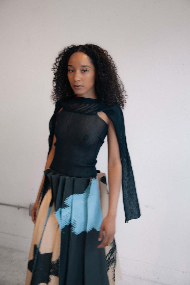 ULIKA SANCTUS Sheer Tank Top