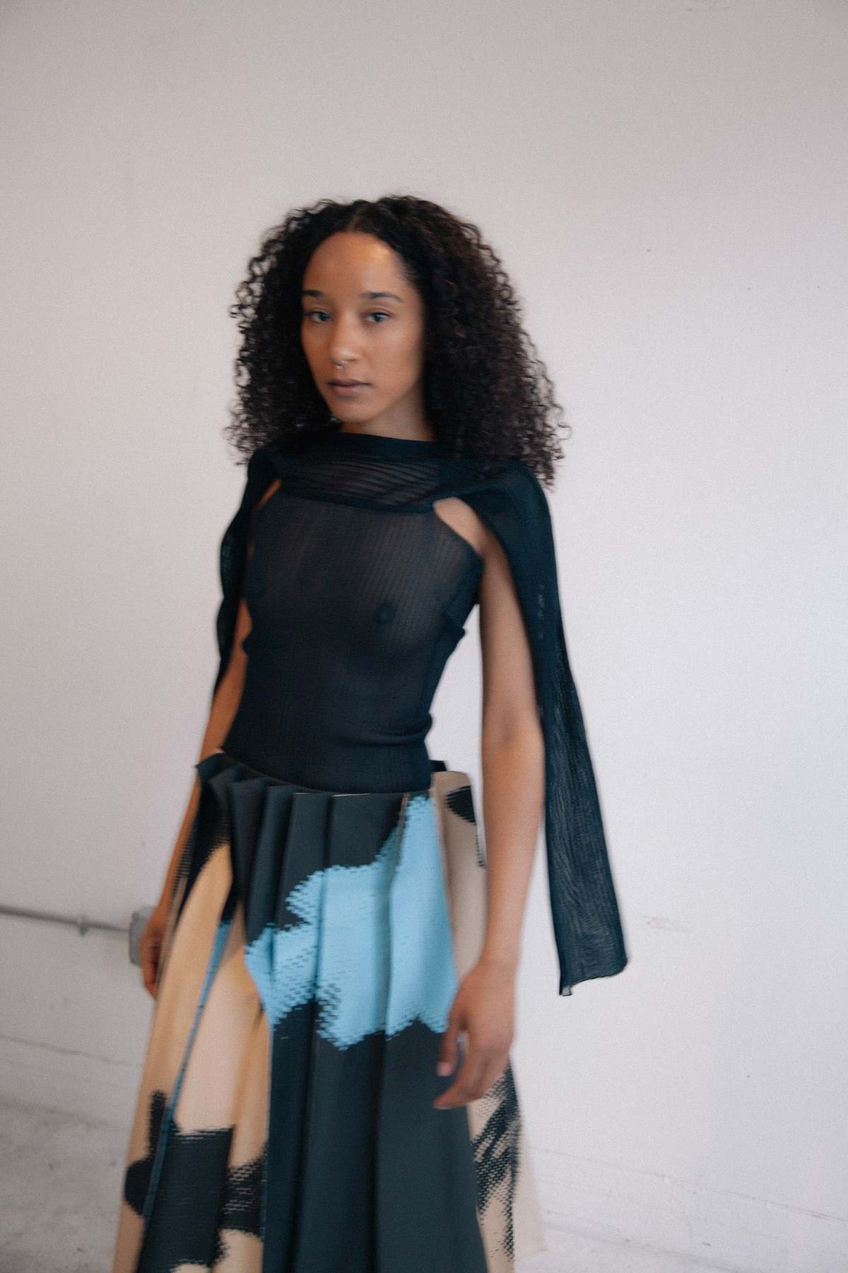 ULIKA SANCTUS Sheer Tank Top - Image 4 of 5