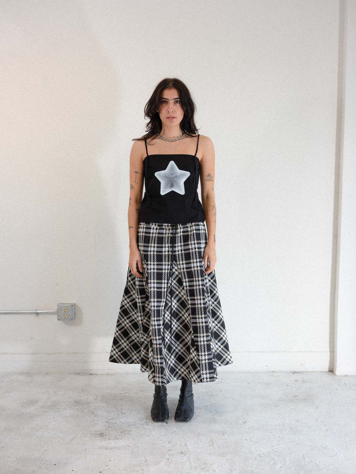 Leeann Huang Star Spaghetti Tank Top - Image 2 of 5