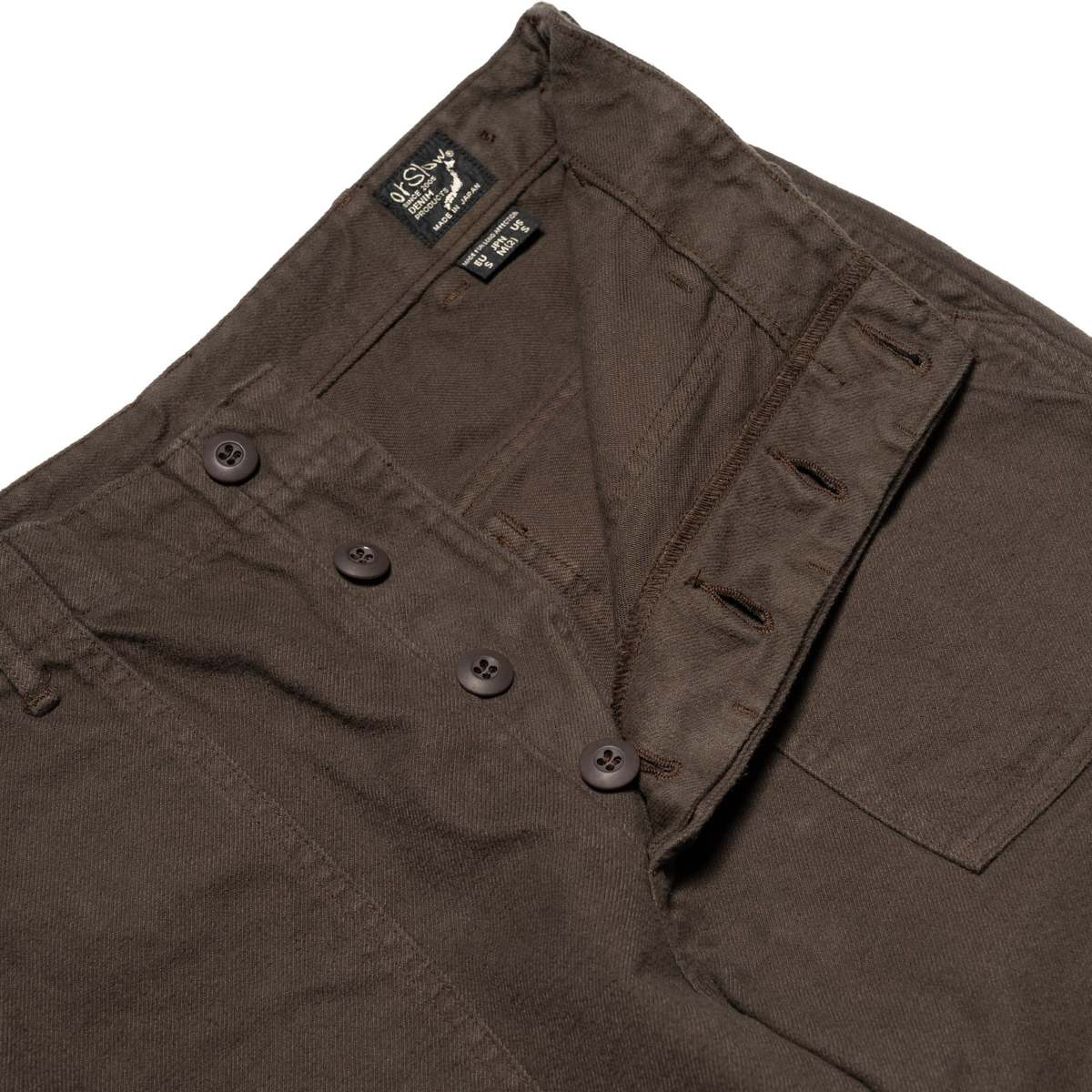 Orslow Regular Fit US Army Fatigue Pants Brushed Flannel - Image 5 of 8