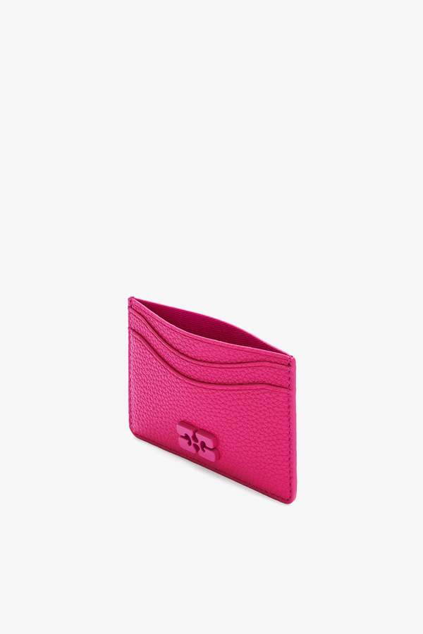 Ganni Bou Card Holder - Raspberry Rose