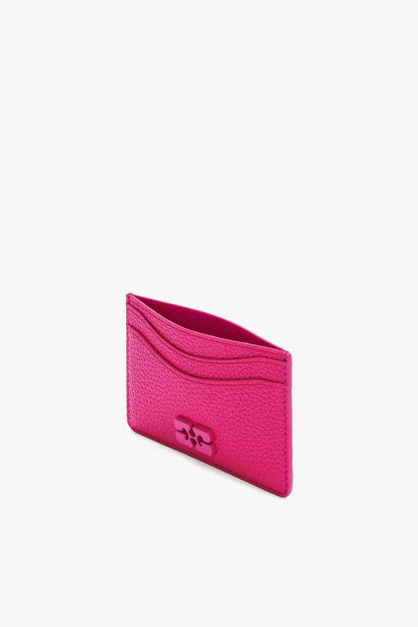 Ganni Bou Card Holder - Raspberry Rose