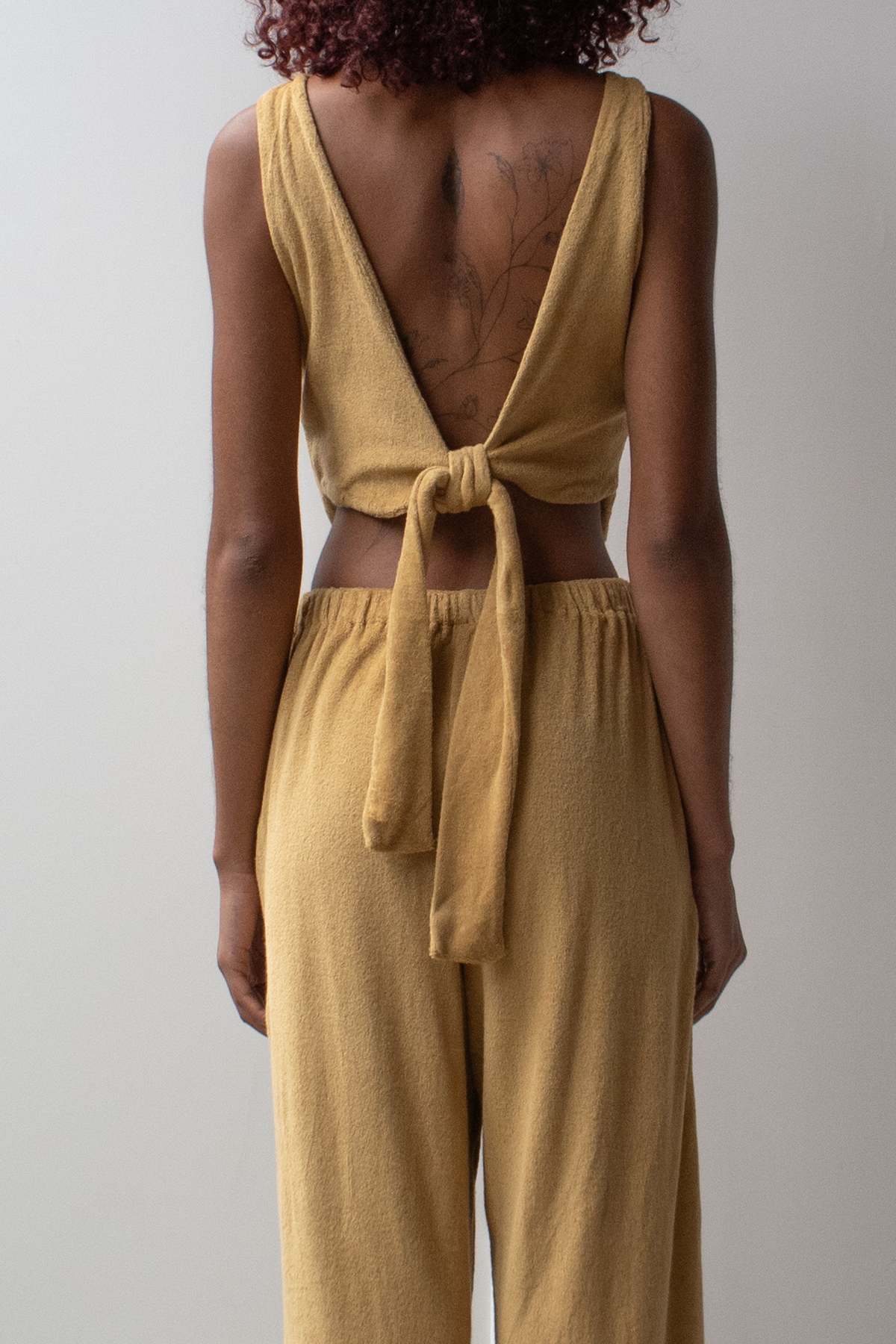 at Dawn. Terry Back Tie Top - Image 2 of 8