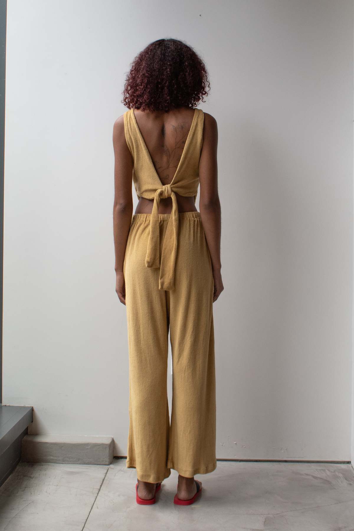 at Dawn. Terry Back Tie Top - Image 4 of 8