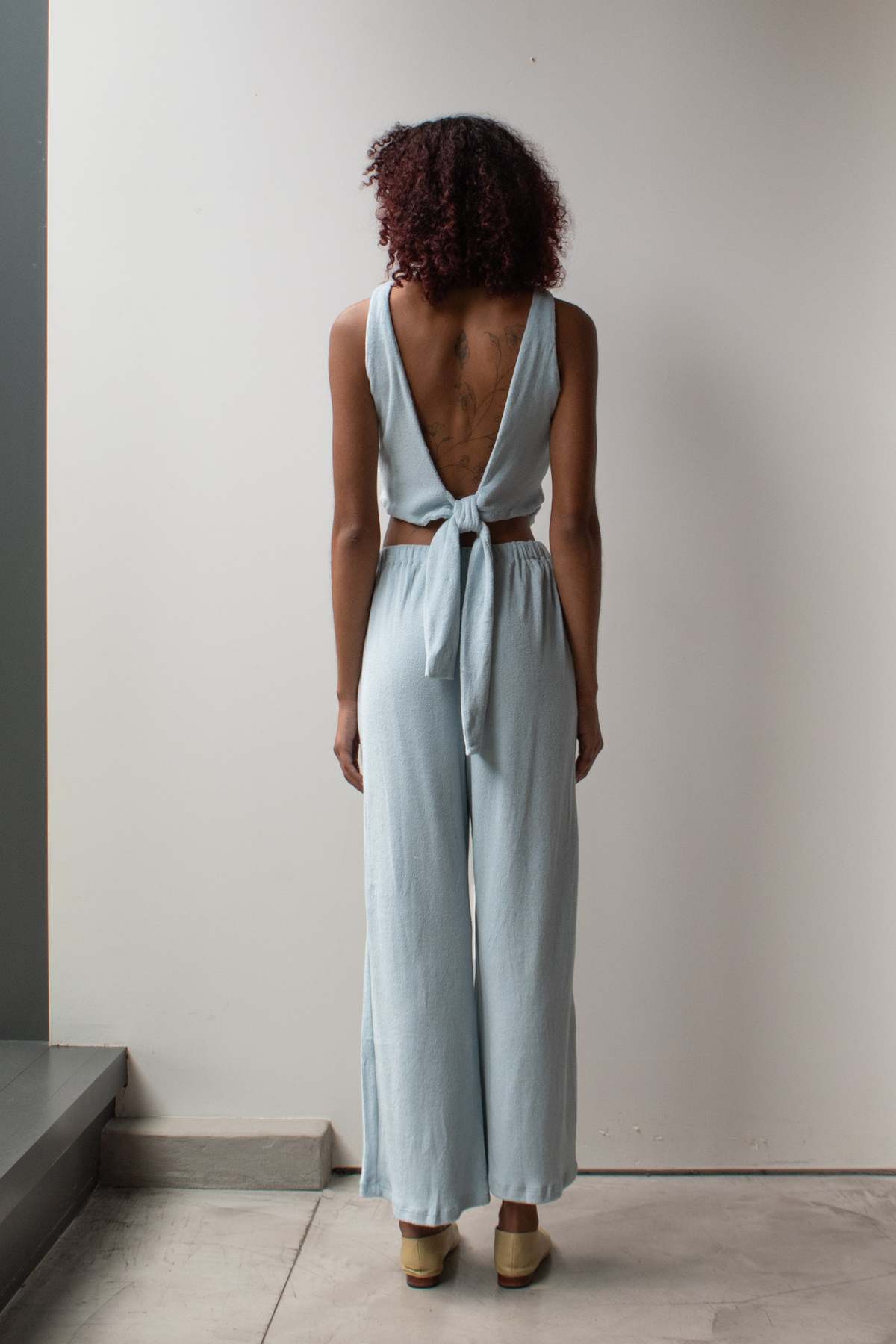 at Dawn. Terry Back Tie Top - Image 7 of 8