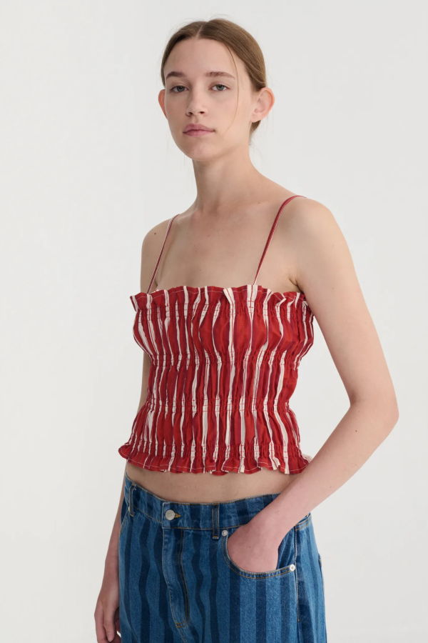 KIDS Bobo Choses Striped Cotton Top