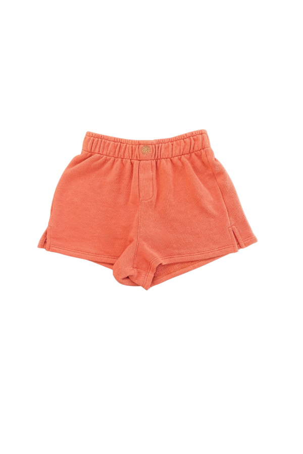 KIDS Spring Riot French Terry Pima Cotton Custom Waistband Shorts