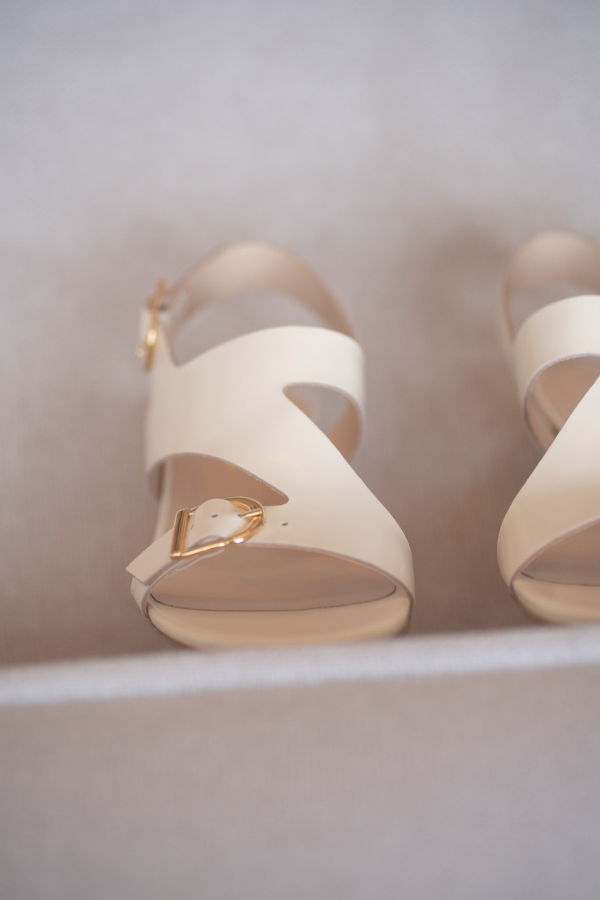 Anne Thomas Kabuki Sandals - Polido Latté