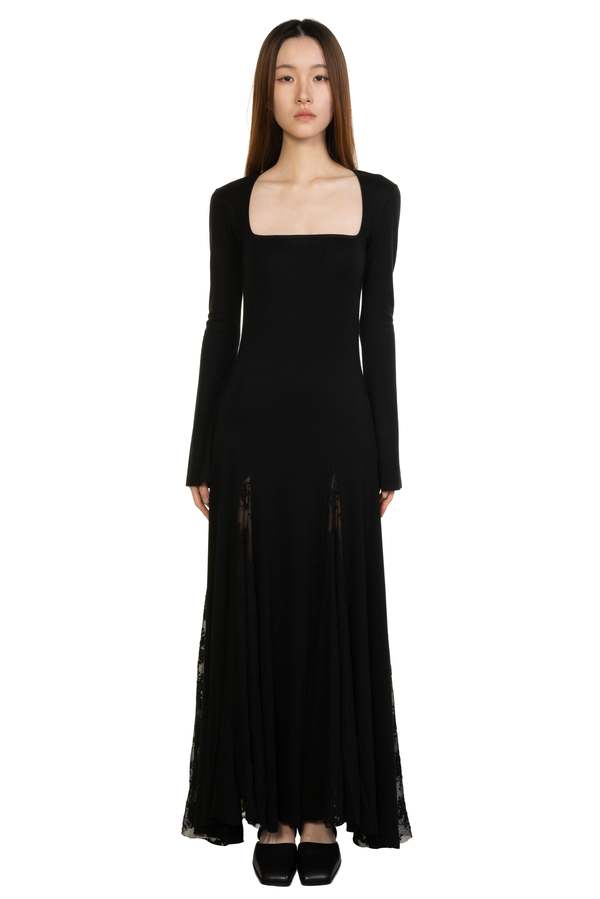 Peng Black Wool Dress - Black