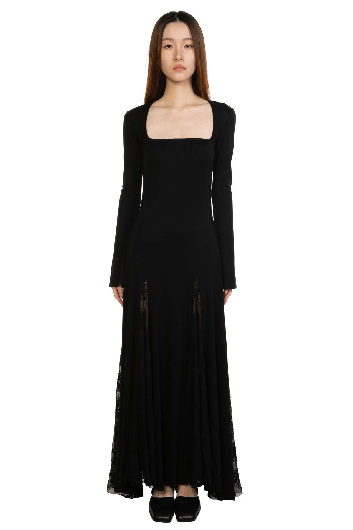 Peng Black Wool Dress - Black - Image 1 of 5