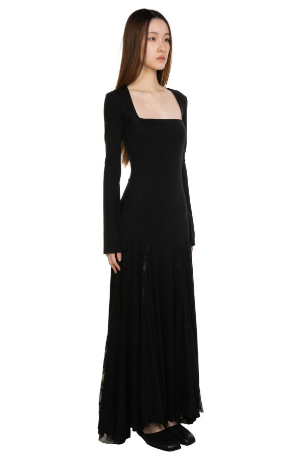 Peng Black Wool Dress - Black