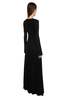 Peng Black Wool Dress - Black - Thumbnail 3