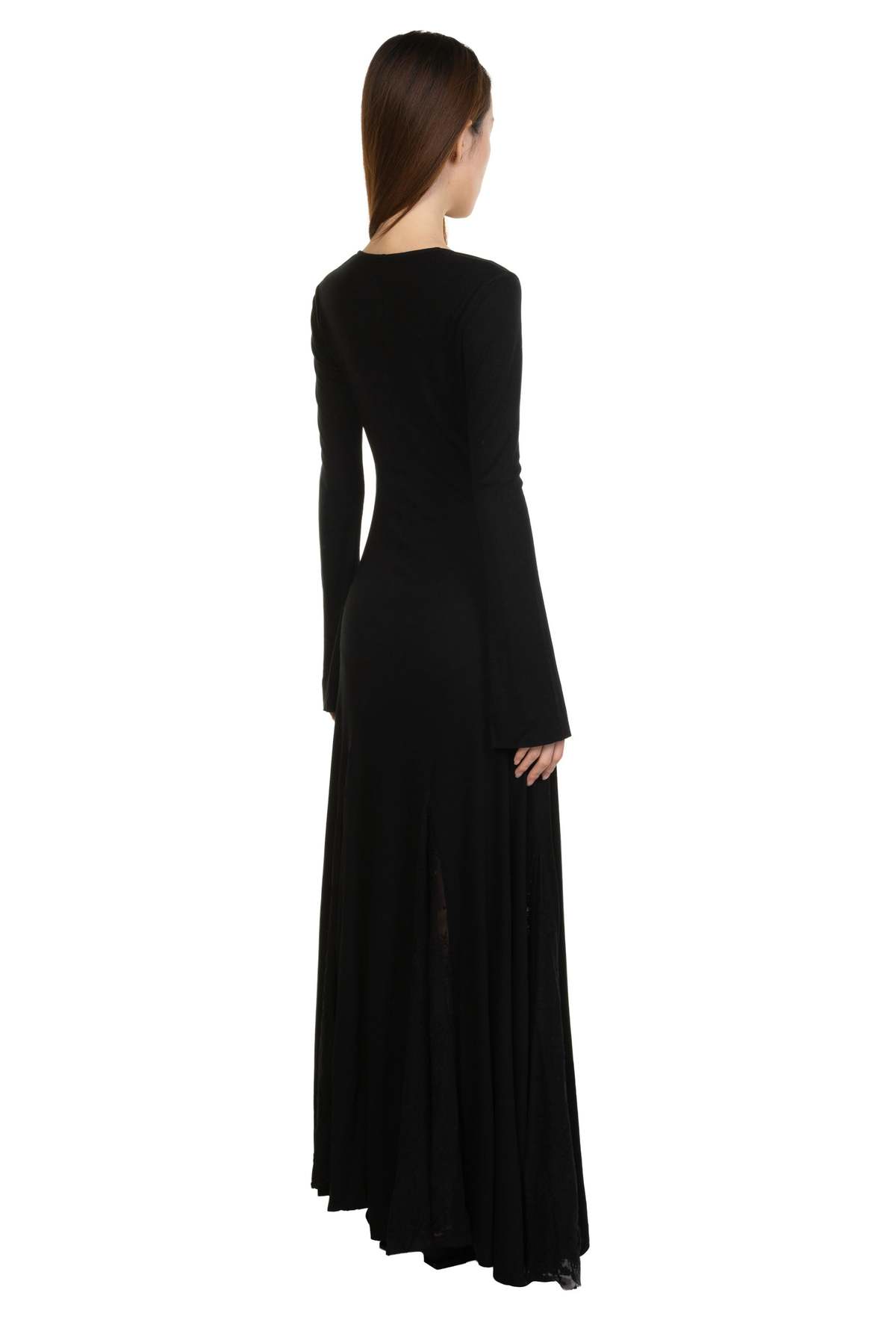 Peng Black Wool Dress - Black - Image 3 of 5