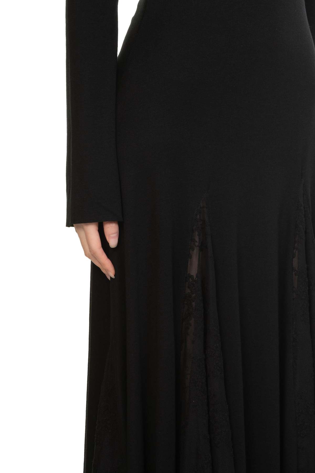 Peng Black Wool Dress - Black - Image 4 of 5