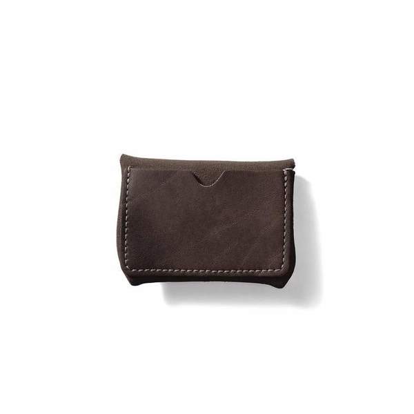 Filson Rugged Suede Snap Wallet - Dark Tobacco | Garmentory 