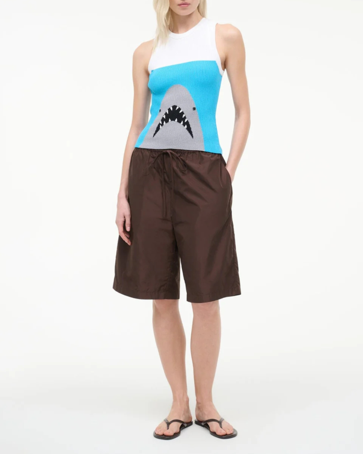 Staud Malia Tank - Great White - Image 2 of 5