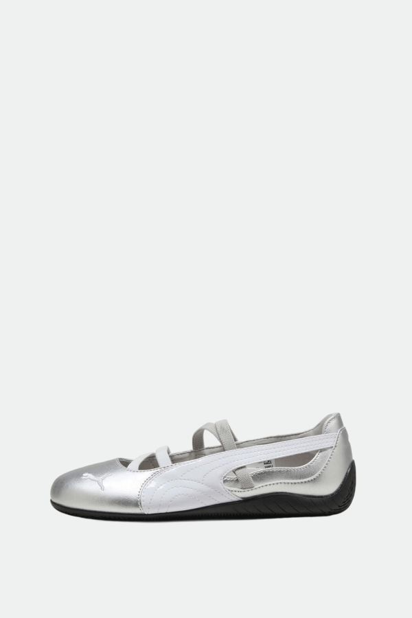 Puma Speedcat Ballet Metallic Sneakers - Puma Silver/Puma White