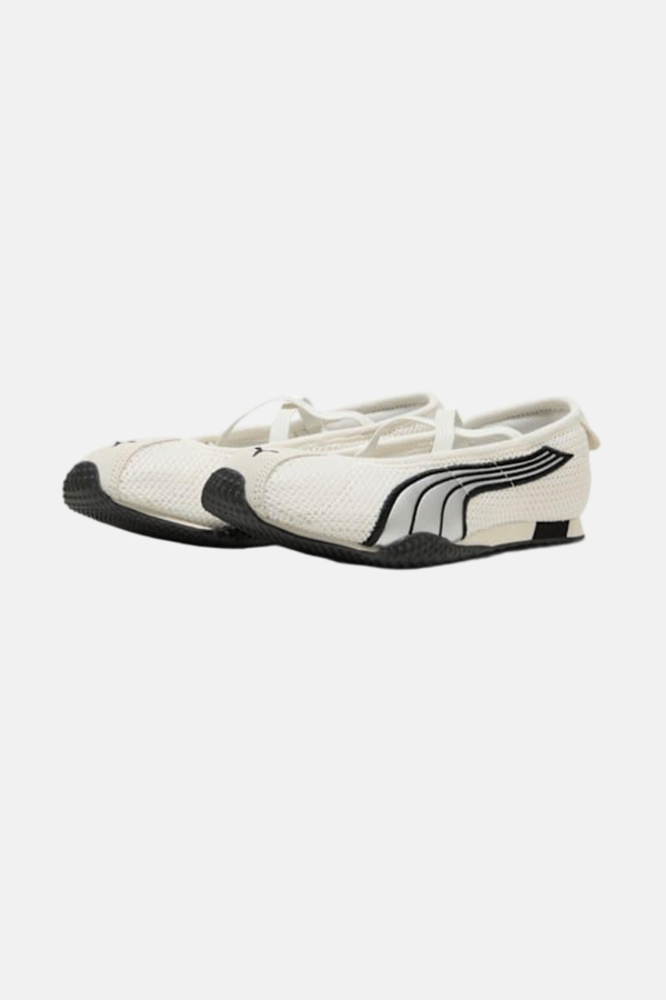 Puma H-Street Ballet Sneakers - Warm White/PUMA Silver