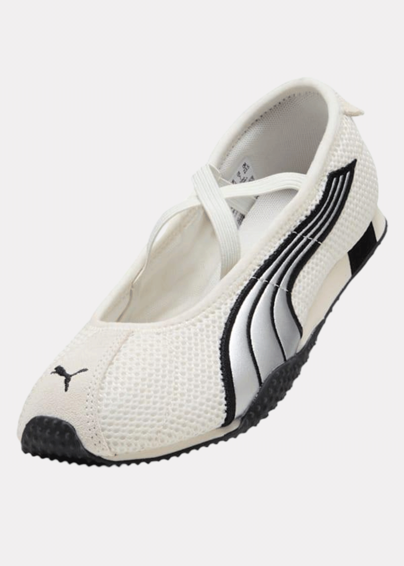 Puma H-Street Ballet Sneakers - Warm White/PUMA Silver