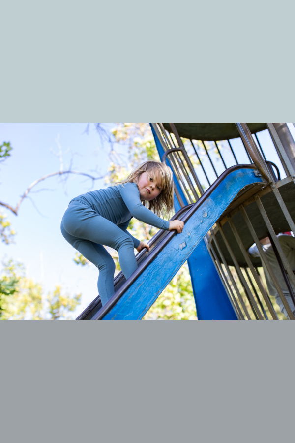 KIDS Spring Riot Tencel Ribbed Pajama Set