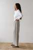 Donni. Eco Terry Stripe Crop Pant Pants - Heather Grey - Thumbnail 4