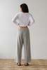 Donni. Eco Terry Stripe Crop Pant Pants - Heather Grey - Thumbnail 5