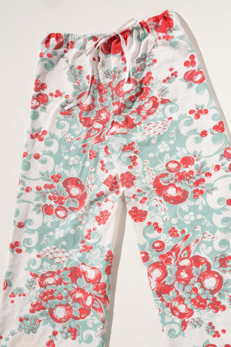 Carleen Scout Tie-Back Pant - Sugar/Fruit