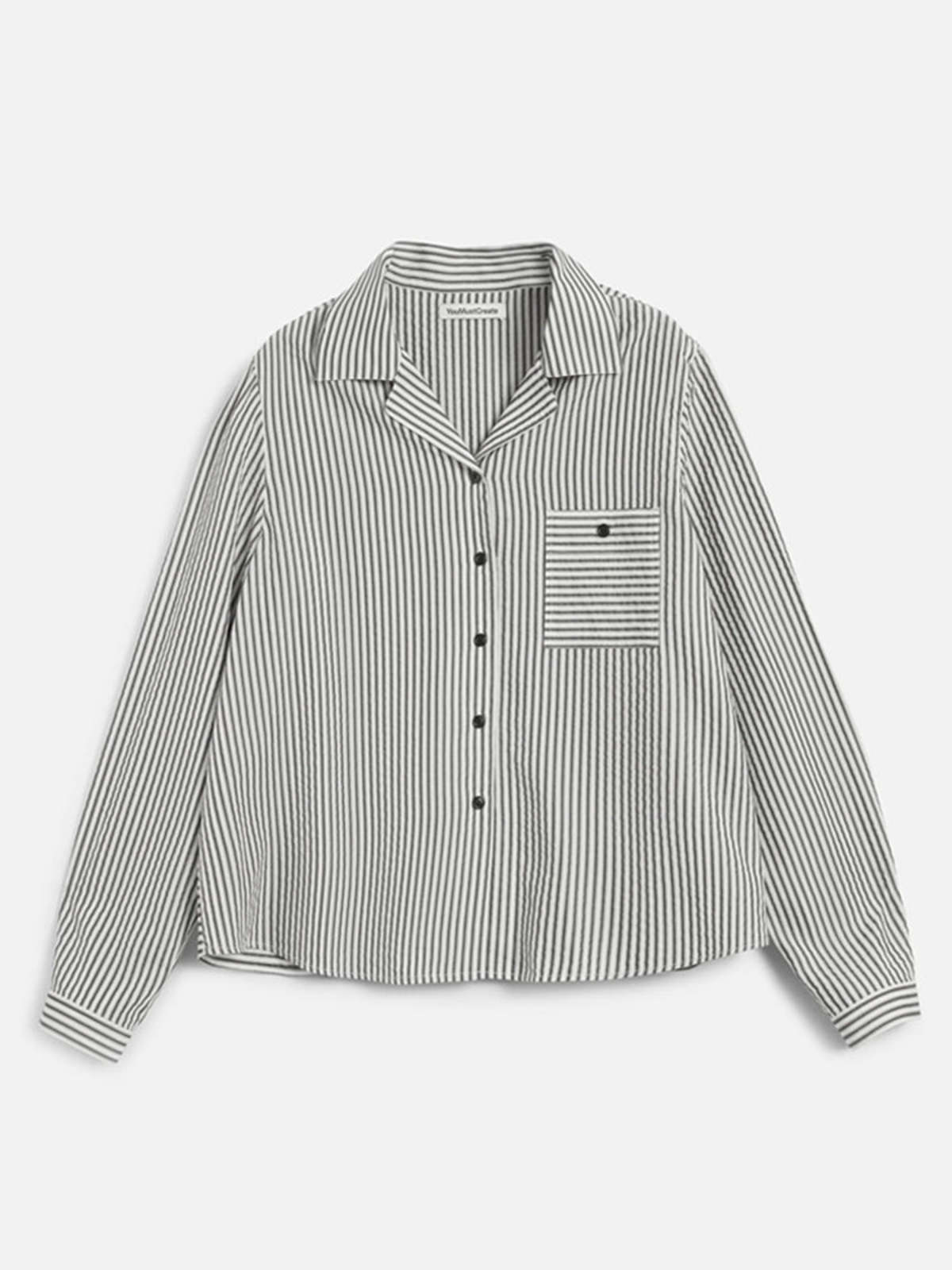 YMC Annie Pleated Shirt - Image 2 of 5