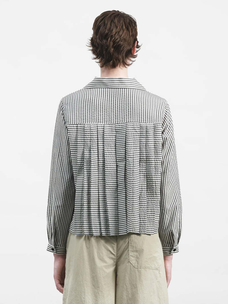 YMC Annie Pleated Shirt