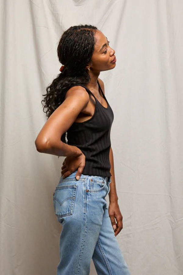 Perfect White Tee Rae Rib Tank Top