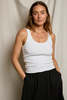 Perfect White Tee Rae Rib Tank Top - Thumbnail 1
