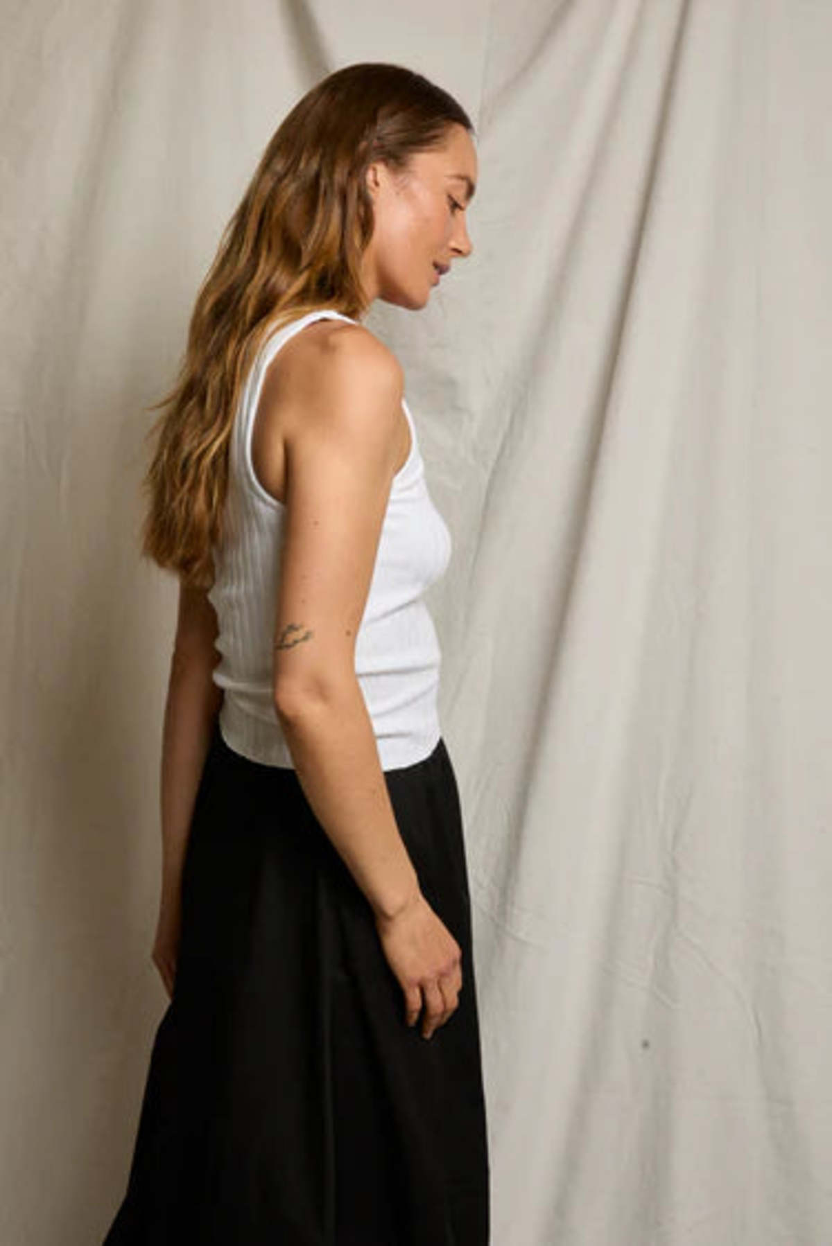 Perfect White Tee Rae Rib Tank Top - Image 2 of 3