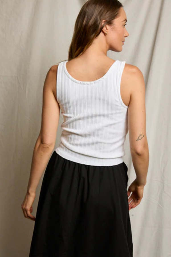 Perfect White Tee Rae Rib Tank Top