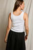 Perfect White Tee Rae Rib Tank Top - Thumbnail 3