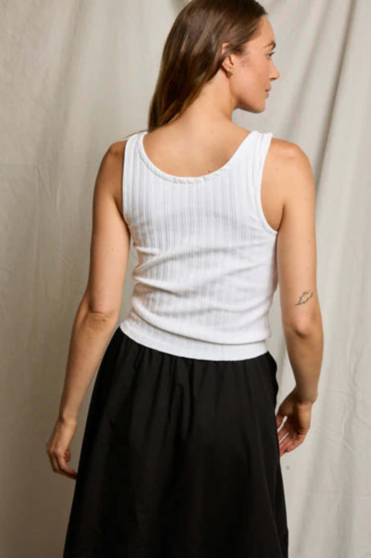 Perfect White Tee Rae Rib Tank Top - Image 3 of 3