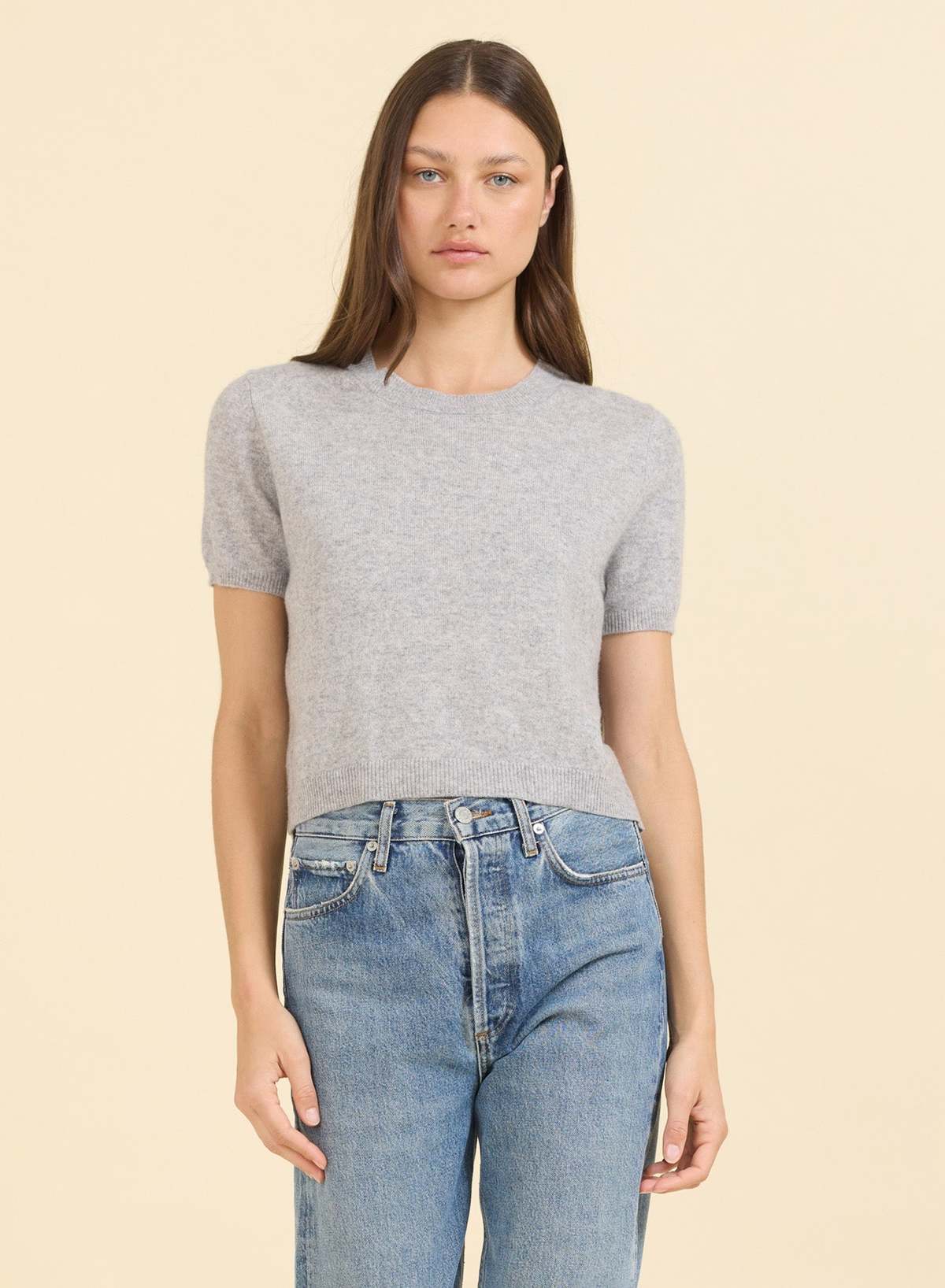 ONE GREY DAY Kadri Cashmere Tee - Image 2 of 4
