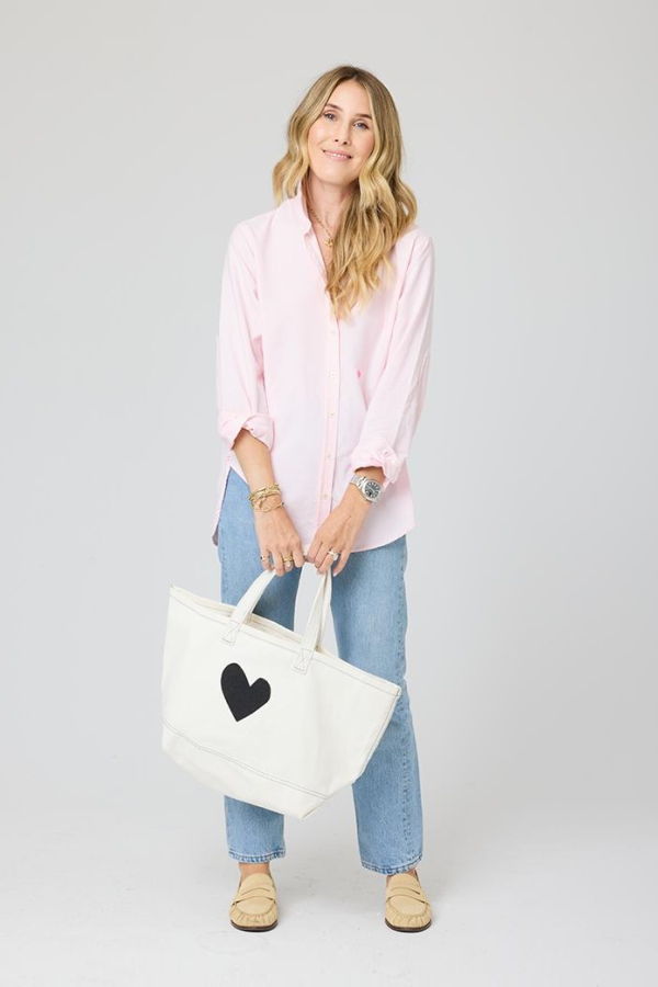 Kerri Rosenthal Mia Lightweight Shirt Oxford Pink