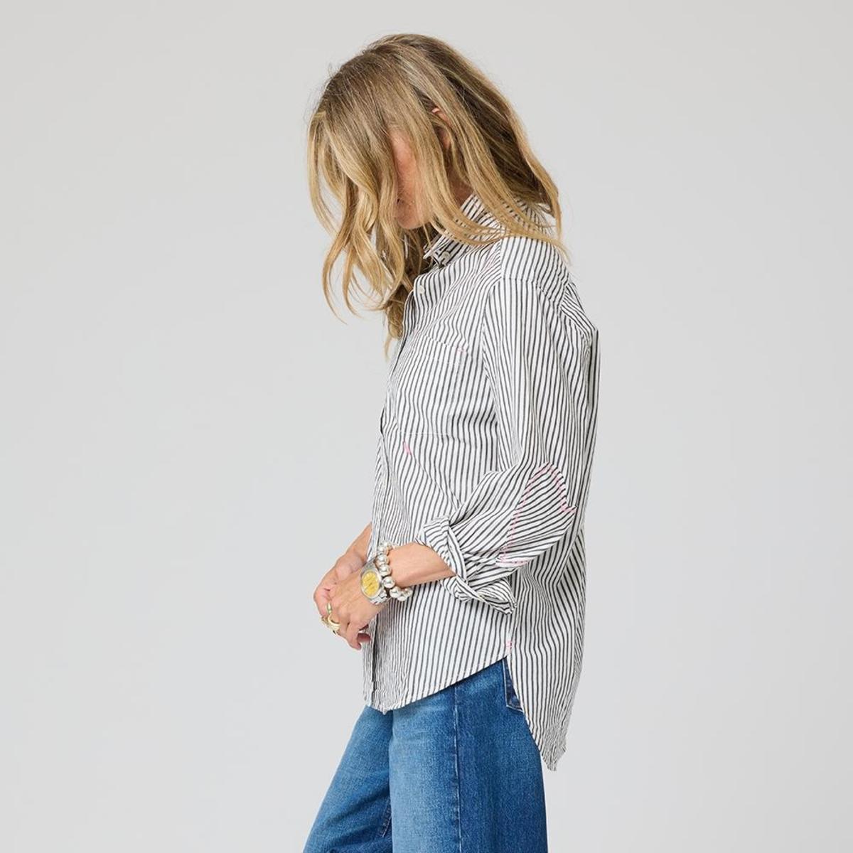 Kerri Rosenthal Mia Stripe Shirt - Image 3 of 5