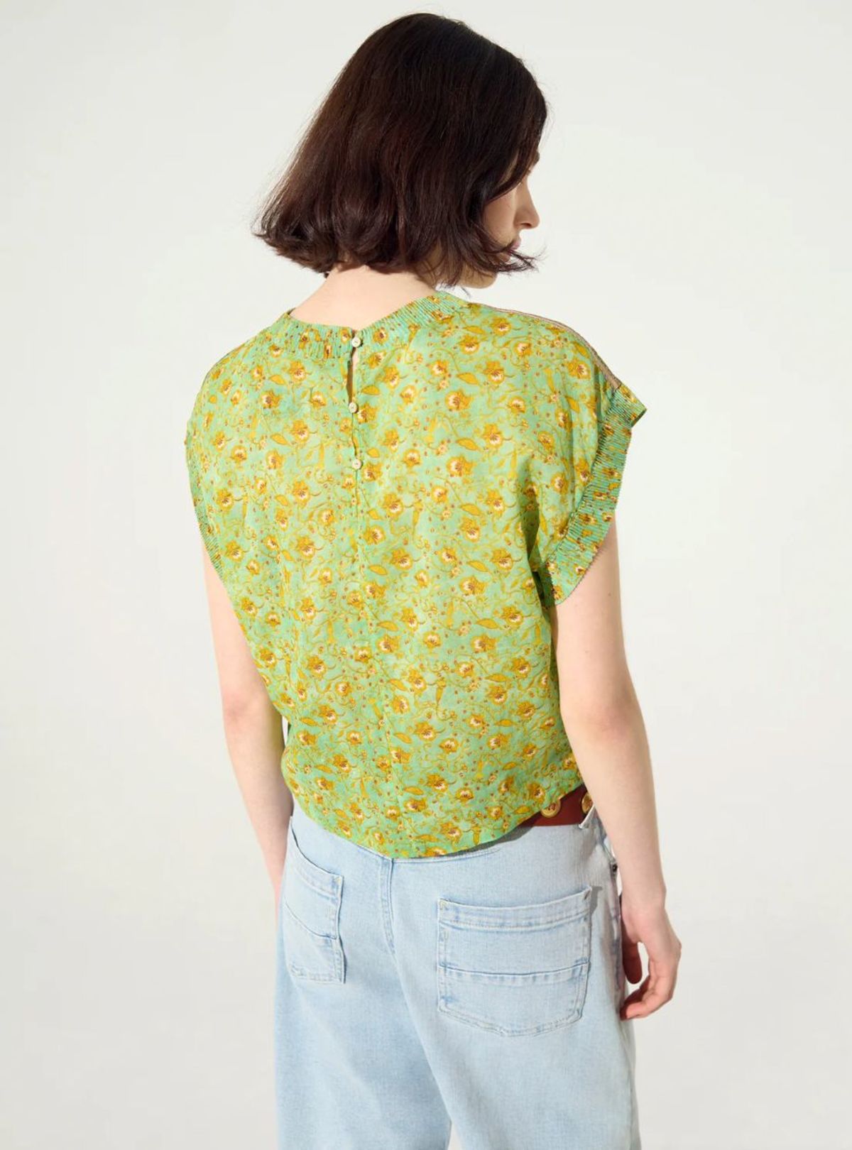 Cotélac Amanda Pleated Top - Image 2 of 5