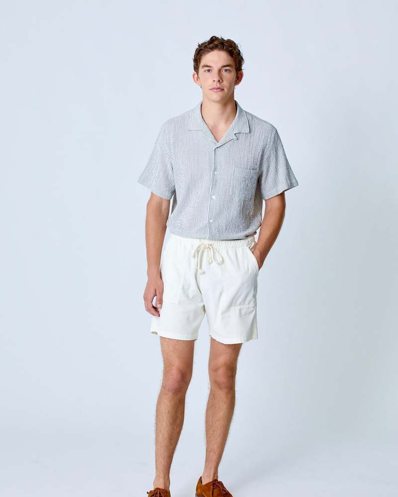 La Paz Formigal Shorts in Off White Baby Corduroy