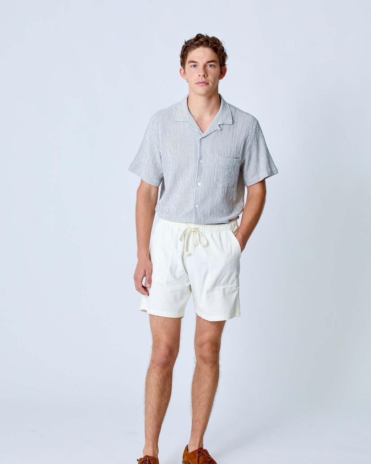 La Paz Formigal Shorts in Off White Baby Corduroy - Image 4 of 5