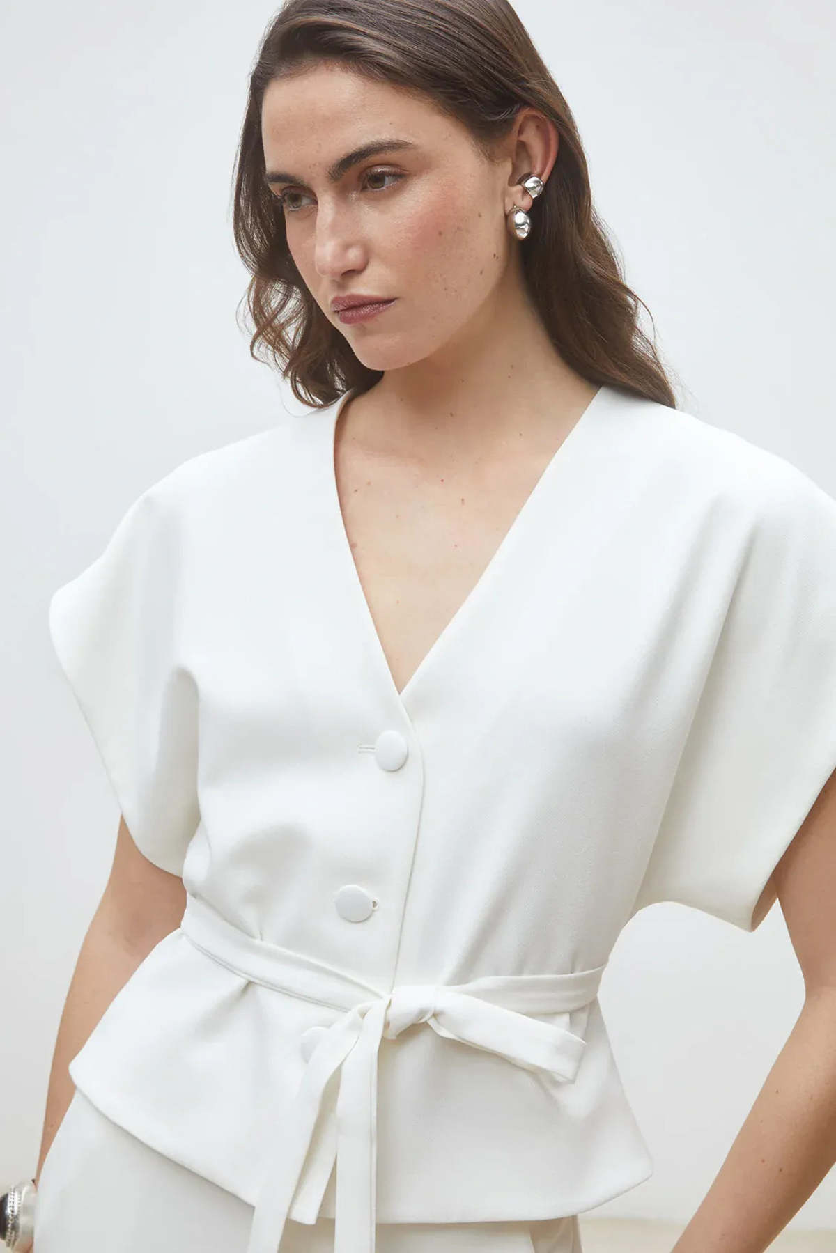 Suncoo Lazlo Blouse - Ecru - Image 1 of 4