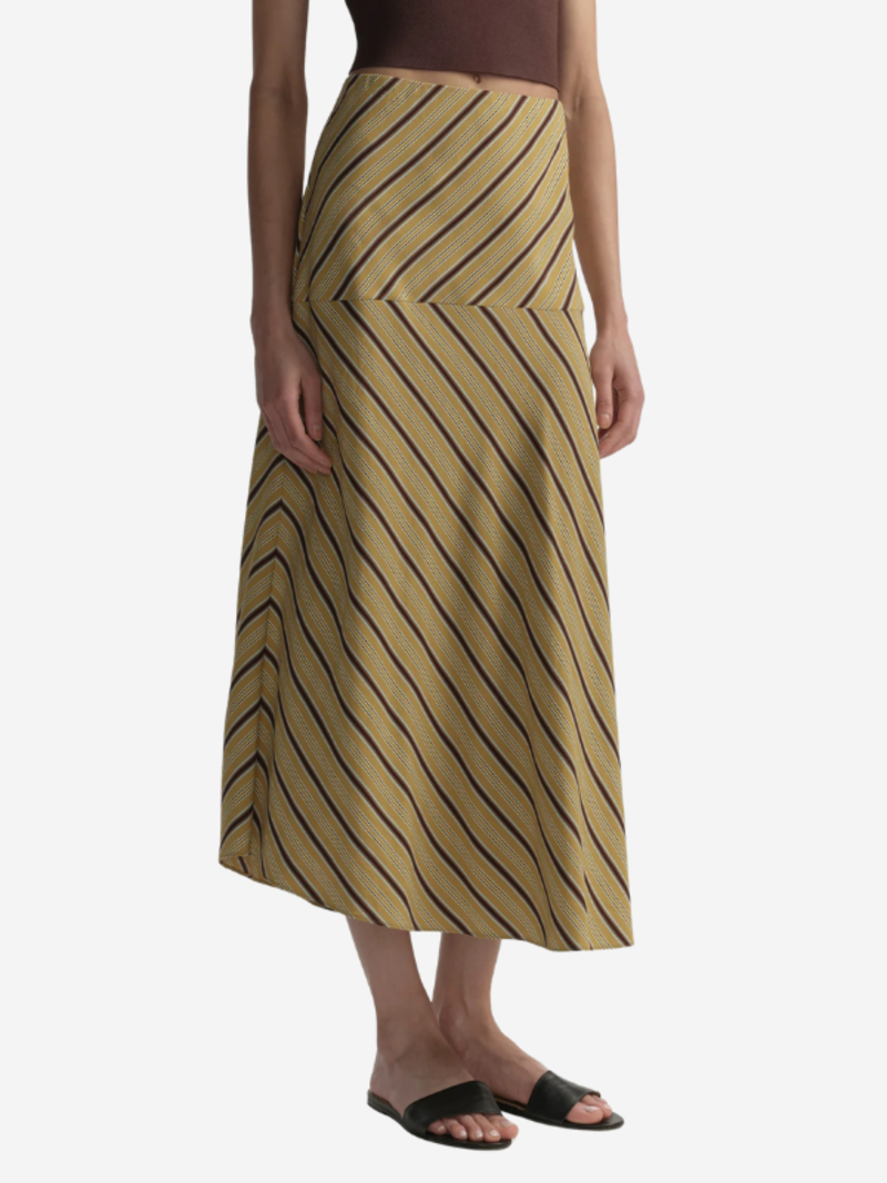 A.L.C. Kara Skirt - Curry/Ganache